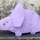 Triceratops Purse