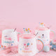 Unicorn Mug with Lid and Spoon