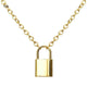Lock Pendant Necklace