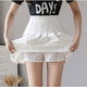 High Waist Pleated Skort