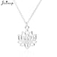 Lotus Flower Pendant Necklace