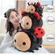 Ladybug and Bee Plushies