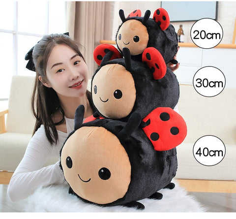 Ladybug and Bee Plushies