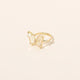 Crystal Butterfly Rings