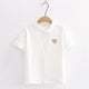 Peach Embroidery Shirt