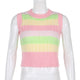 Pastel Rainbow Sweater Vest