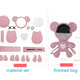 Cute Bear Handbag Craft Kit