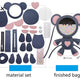 Cute Bear Handbag Craft Kit