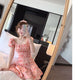 Spring Peach Dress
