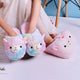 Kawaii Alpaca Plush Slippers