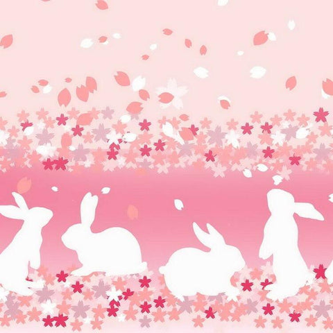 Bunny & Cherry Blossom Lolita Skirt