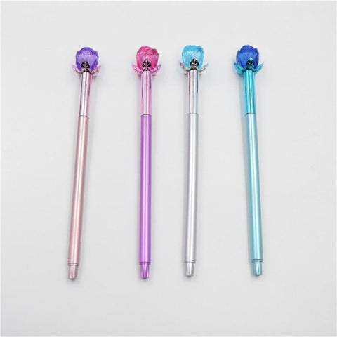Crystal Flower Gel Pen