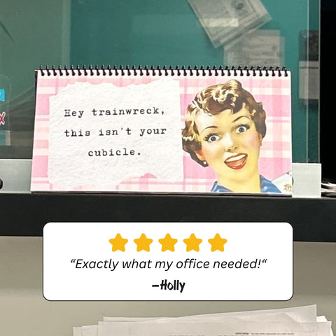 Sassy & Sweary Desk Flip Sign