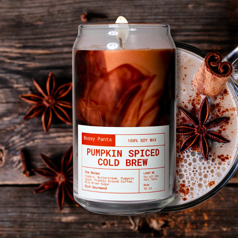 Pumpkin Spiced Cold Brew Candle