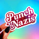 Punch Nazis Sticker – Holographic Glitter Vinyl Sticker