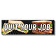 Quit Your Job (Sandwich) Bumper Sticker