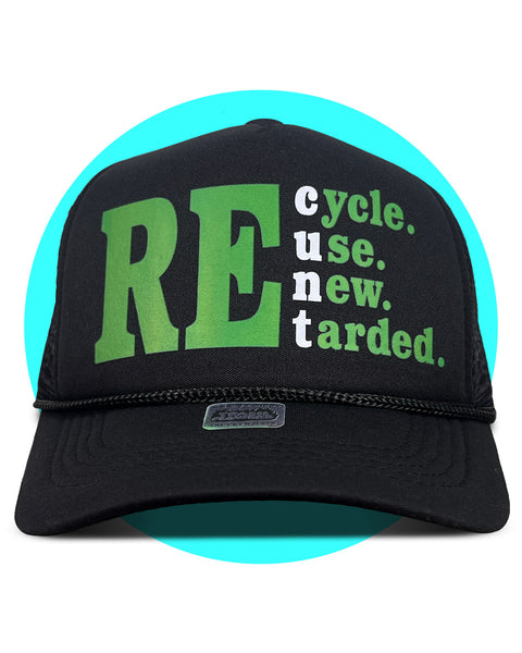 Earth Day Recycle Reuse Renew Trucker Hat