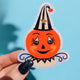 Retro Pumpkin Halloween Sticker