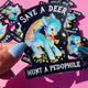 Vinyl Sticker – Save a Deer Hunt A Pedophile – Anti-Pedophile Waterproof Dark Humor Decal Sticker