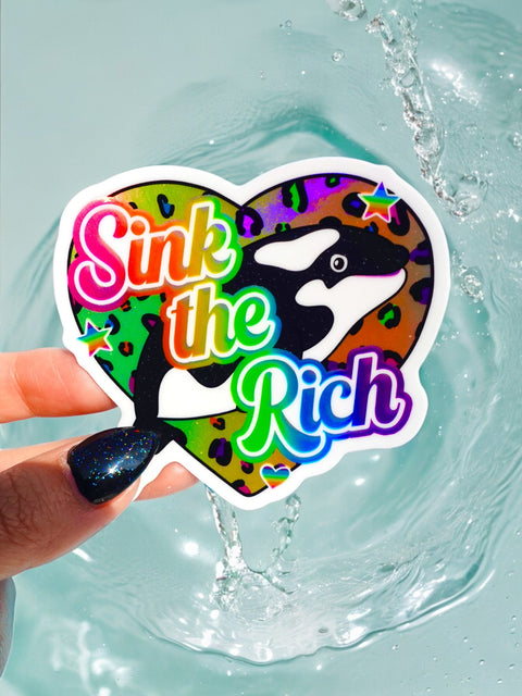 Sink The Rich Sticker