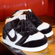 Sneaker Slippers Black and white panda Jordan 1 unisex for adults&kids