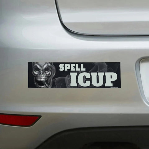 Spell ICUP Bumper Sticker