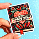 Spicy Literature Book Club Sticker – Funny Romance Reader Glitter Vinyl Sticker