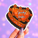 Spooky Babe Sticker – Halloween Glitter Cake Vinyl Sticker