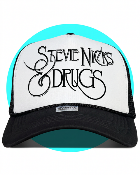 Stevie Nicks & Drugs Trucker Hat