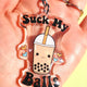 Suck My Balls Acrylic Keychain