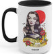 Sugar Cream Or Cyanide Morticia 15oz Mug