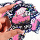 Surviving Purely Out of Spite Sticker – Funny Gothic Glitter Vinyl Sticker