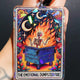 The Emotional Dumpster Fire Holographic Keychain