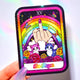 The Finger Tarot Card Sticker – Funny Rainbow Glitter Vinyl Sticker