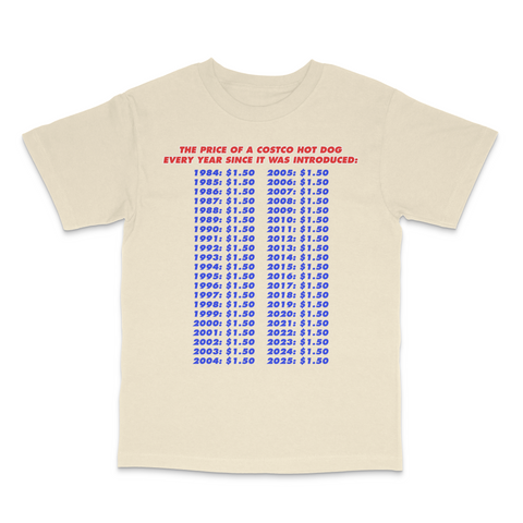 The Price Of A Hotdog Custom Printed T-Shirt