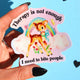 Funny Therapy Sticker – Therapy Is Not Enough I Need To Bite People Vinyl Decal