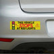 This Vehicle Stops at Red Lights Bumper Sticker