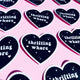 Thrifting Whore Holographic Vinyl Sticker – Funny Sticker for Vintage Addicts & Resellers