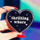 Thirfting Whore Heart Keychain