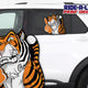 *NEW* Bengal Tiger Mascot #1 Foam Finger *RIDE A LONG* Perforated Decal