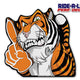 *NEW* Bengal Tiger Mascot #1 Foam Finger *RIDE A LONG* Perforated Decal