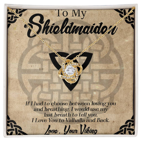 Shieldmaiden Necklace, Girlfriend Necklace Personalized, Shieldmaiden Jewelry, Girlfriend Necklace Gift,necklace for Women,necklace for Wife