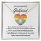 Lgbtq Necklace for Girlfriend - I Want to Have You With Me Forever