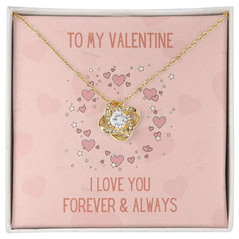 To My Valentine Necklace - Valentine's Day Gift