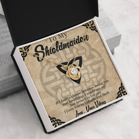 Shieldmaiden Necklace, Girlfriend Necklace Personalized, Shieldmaiden Jewelry, Girlfriend Necklace Gift,necklace for Women,necklace for Wife