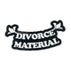 Divorce Material Sticker