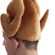 Funny Brown Thanksgivings Roasted Turkey Shaped Headpiece Adult