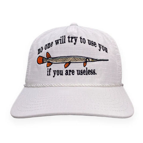 No One Will Try To Use You If You Are Useless Custom Embroidered Hat
