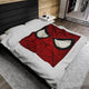 Velveteen Spider Blanket - Luxury Home Blanket | Printed Superhero Throw, Snuggle Sofa Throw