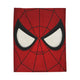 Velveteen Spider Blanket - Luxury Home Blanket | Printed Superhero Throw, Snuggle Sofa Throw